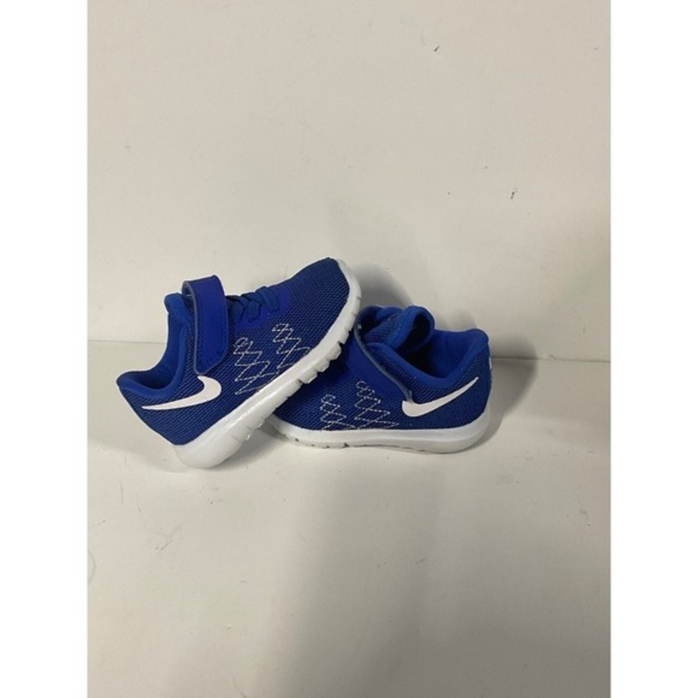 Nike Toddler SZ 4 Blue/White‎ no tie shoes